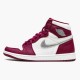 Kixify Nike Air Jordan 1 Retro High OG Bordeaux Bordeaux/White-Metallic Silver