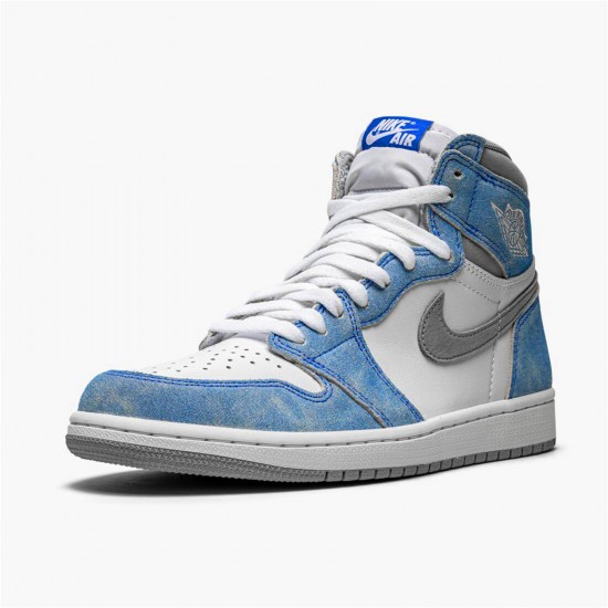 Kixify Nike Air Jordan 1 Retro High OG Hyper Royal Hyper Royal/Light Smoke Grey-White