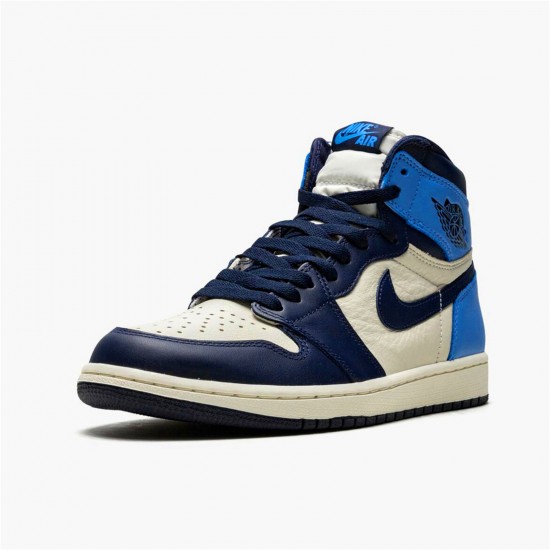 Kixify Nike Air Jordan 1 Retro High Obsidian UNC Sail/Obsidian-University Blue