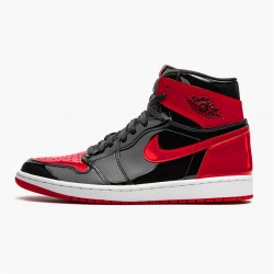 Kixify Nike Air Jordan 1 Retro High OG Patent Bred Black/White-Varsity Red