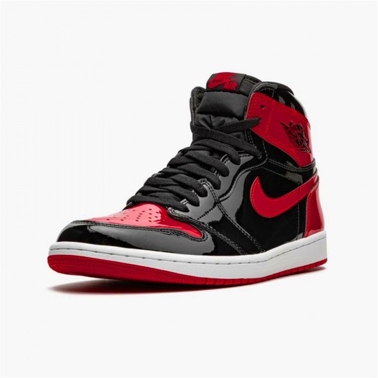 Kixify Nike Air Jordan 1 Retro High OG Patent Bred Black/White-Varsity Red