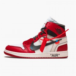 Kixify Nike Air Jordan 1 Retro High Off-White Chicago White/Black-Varsity Red