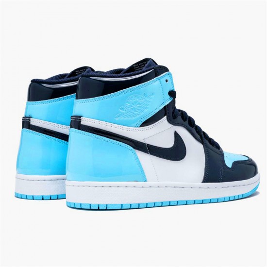 Kixify Nike Air Jordan 1 Retro High UNC Patent (W) Obsidian/Blue Chill-White