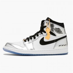 Kixify Nike Air Jordan 1 Retro High Think 16 (Pass the Torch) Chrome/Black-White-Turbo Green