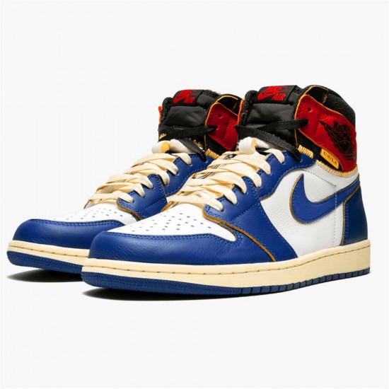 Kixify Nike Air Jordan 1 Retro High Union Los Angeles Blue Toe White/Storm Blue-Varsity Red-Black