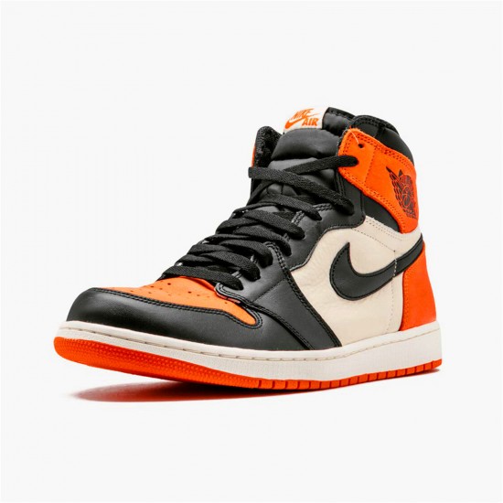 Kixify Nike Air Jordan 1 Retro Shattered Backboard Black/Starfish-Sail