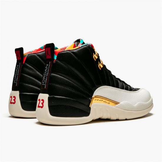 Kixify Nike Air Jordan 12 Retro Chinese New Year (2019) Black/True Red-Sail-Metallic Gold