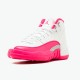 Kixify Nike Air Jordan 12 Retro Dynamic Pink (GS) white/vivid pink-mtllc silver