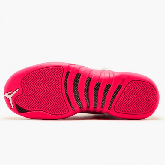 Kixify Nike Air Jordan 12 Retro Dynamic Pink (GS) white/vivid pink-mtllc silver