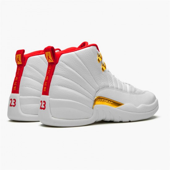 Kixify Nike Air Jordan 12 Retro FIBA (2019) White/University Red-Metallic Gold