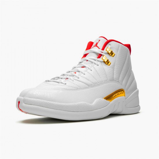 Kixify Nike Air Jordan 12 Retro FIBA (2019) White/University Red-Metallic Gold