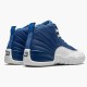 Kixify Nike Air Jordan 12 Retro Indigo Stone Blue/Legend Blue-Obsidian