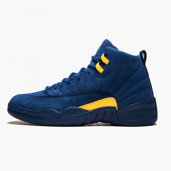 Kixify Nike Air Jordan 12 Retro Michigan College Navy/Amarillo