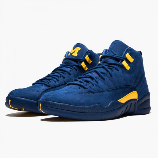 Kixify Nike Air Jordan 12 Retro Michigan College Navy/Amarillo