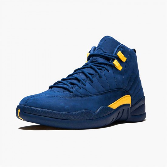 Kixify Nike Air Jordan 12 Retro Michigan College Navy/Amarillo