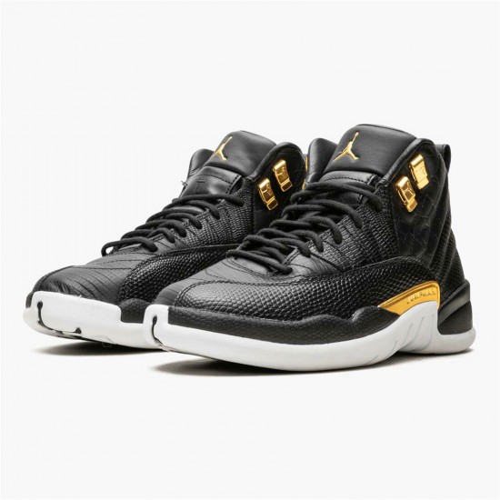 Kixify Nike Air Jordan 12 Retro Black Metallic Gold White (W) Black/Metallic Gold-White