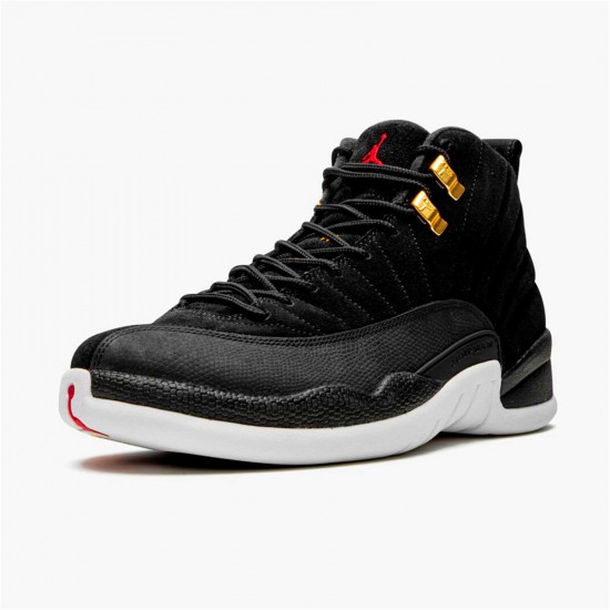 Kixify Nike Air Jordan 12 Retro Reverse Taxi Black/White-Taxi-Black