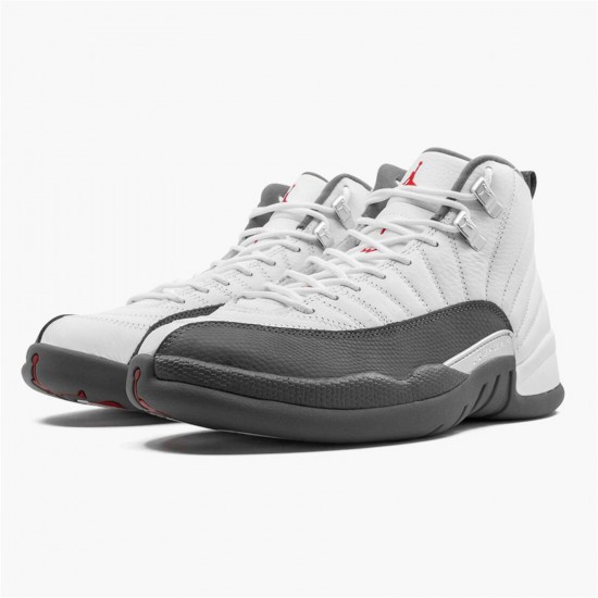 Kixify Nike Air Jordan 12 Retro White Dark Grey White/Dark Grey-Gym Red