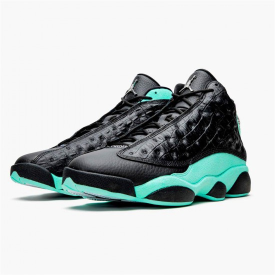 Kixify Nike Air Jordan 13 Retro Black Island Green Black/Metallic Silver-Island Green