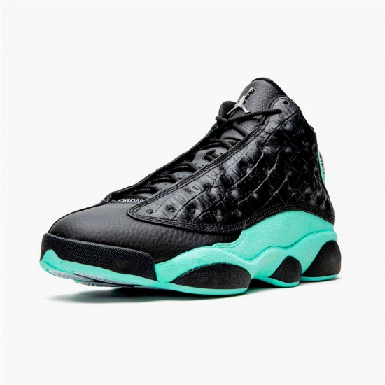 Kixify Nike Air Jordan 13 Retro Black Island Green Black/Metallic Silver-Island Green