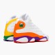 Kixify Nike Air Jordan 13 Retro Playground (GS) White/Black-Court Purple-Total Orange-Pine Green