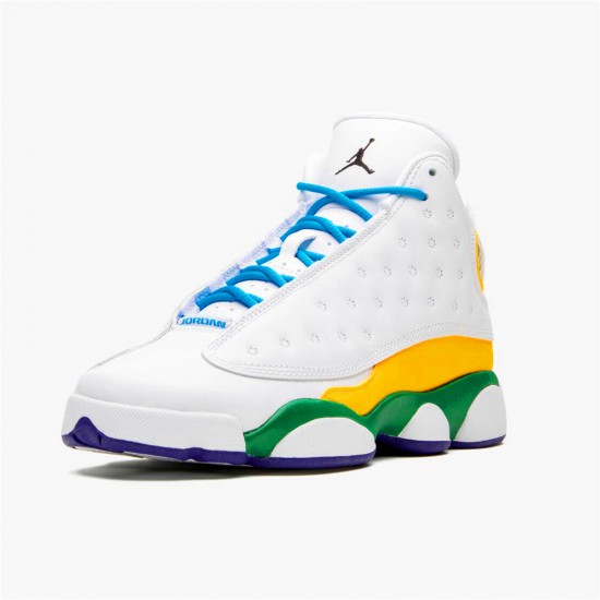 Kixify Nike Air Jordan 13 Retro Playground (GS) White/Black-Court Purple-Total Orange-Pine Green