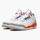 Kixify Nike Air Jordan 3 Retro Knicks White/Old Royal-University Orange-Tech Grey