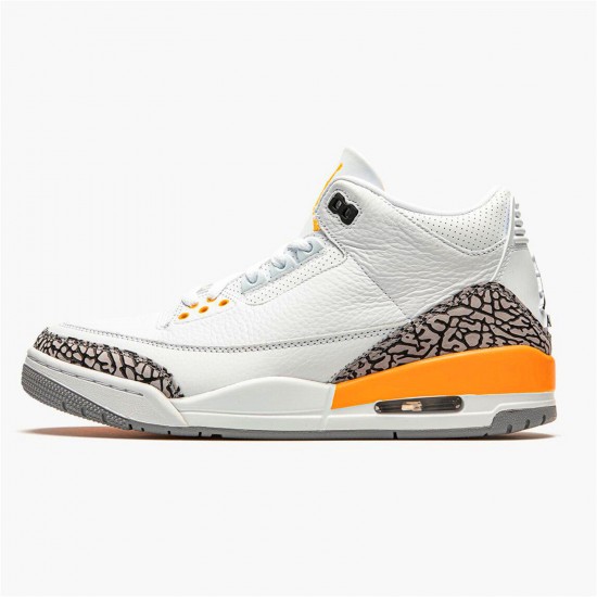 Kixify Nike Air Jordan 3 Retro Laser Orange (W) White/Laser Orange-Cement Grey-Black