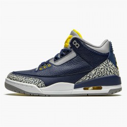 Kixify Nike Air Jordan 3 Retro Michigan PE Black/University Gold-Cement Grey