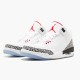 Kixify Nike Air Jordan 3 Retro Free Throw Line White Cement White/White-Fire Red-Black