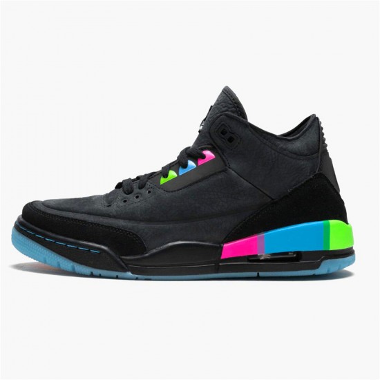 Kixify Nike Air Jordan 3 Retro Quai 54 (2018) Black/Black-Electric Green-Infrared 23