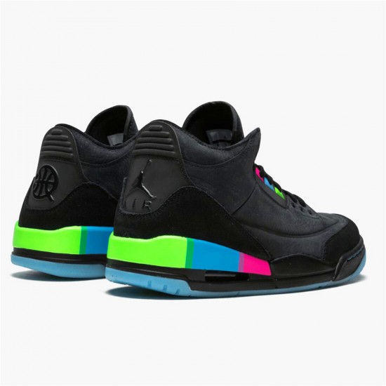 Kixify Nike Air Jordan 3 Retro Quai 54 (2018) Black/Black-Electric Green-Infrared 23