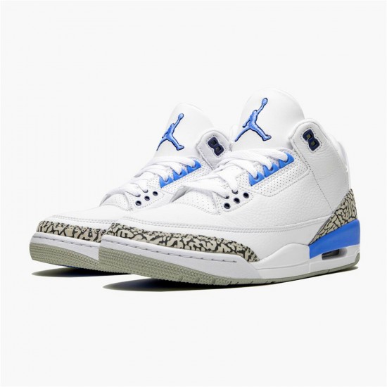 Kixify Nike Air Jordan 3 Retro UNC (2020) White/Valor Blue-Tech Grey