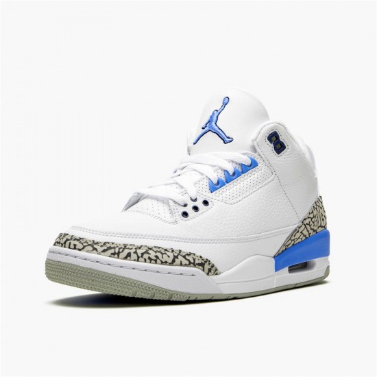 Kixify Nike Air Jordan 3 Retro UNC (2020) White/Valor Blue-Tech Grey