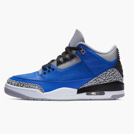 Kixify Nike Air Jordan 3 Retro Varsity Royal Cement Varsity Royal/Varsity Royal-Cement Grey