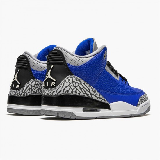 Kixify Nike Air Jordan 3 Retro Varsity Royal Cement Varsity Royal/Varsity Royal-Cement Grey