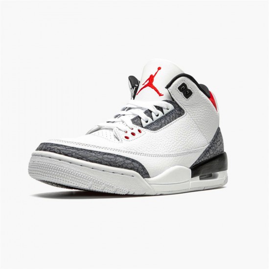 Kixify Nike Air Jordan 3 Retro SE-T CO JP Fire Red Denim White/Fire Red-Black