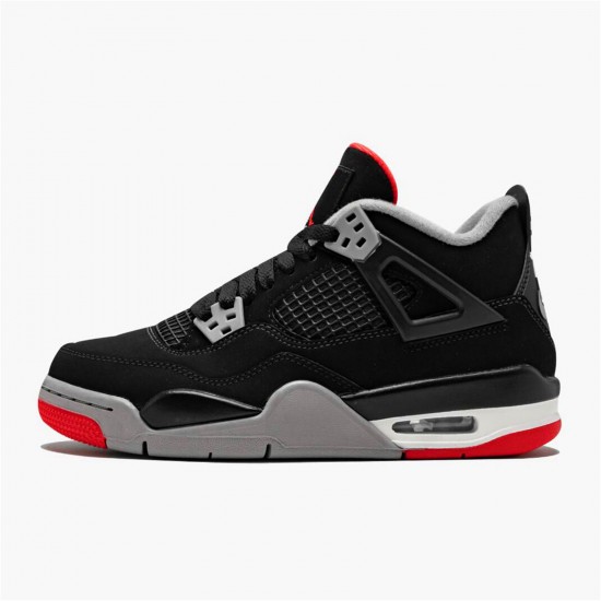 Kixify Nike Air Jordan 4 Retro Bred (2019) Black/Fire Red-Cement Grey-Summit White