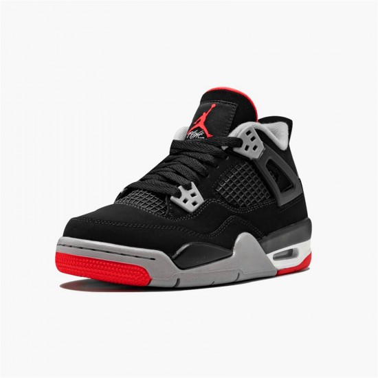 Kixify Nike Air Jordan 4 Retro Bred (2019) Black/Fire Red-Cement Grey-Summit White