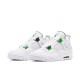 Kixify Nike Air Jordan 4 Retro Metallic Green White/Metallic Silver-Pine Green