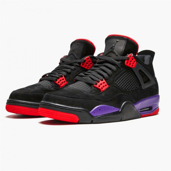 Kixify Nike Air Jordan 4 Retro Raptors (2018) Black/Court Purple-University Red