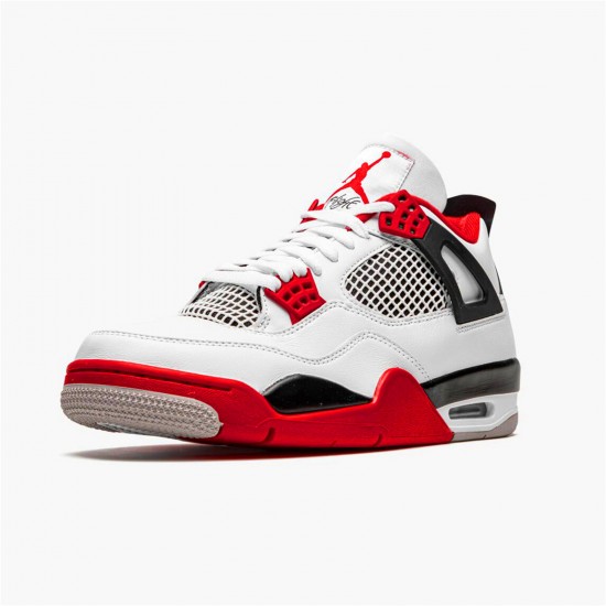 Kixify Nike Air Jordan 4 Retro Fire Red (2020) White/Black-Tech Grey-Fire Red