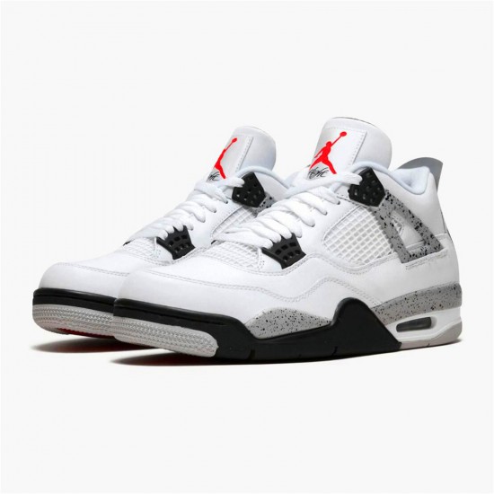 Kixify Nike Air Jordan 4 Retro White Cement (2016) White/Fire Red-Black-Tech Grey