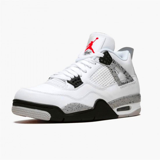 Kixify Nike Air Jordan 4 Retro White Cement (2016) White/Fire Red-Black-Tech Grey