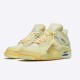 Kixify Nike Air Jordan 4 Retro Off-White Sail (W) Sail/Muslin-White-Black