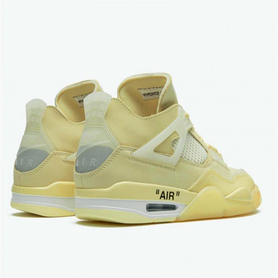 Kixify Nike Air Jordan 4 Retro Off-White Sail (W) Sail/Muslin-White-Black