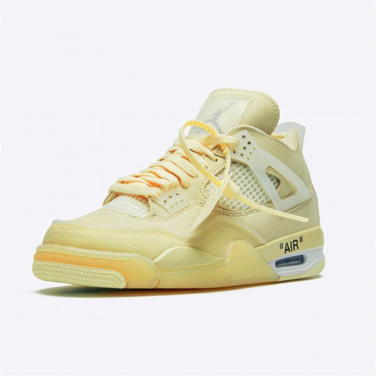 Kixify Nike Air Jordan 4 Retro Off-White Sail (W) Sail/Muslin-White-Black