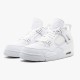 Kixify Nike Air Jordan 4 Retro Pure Money (2017) White/Metallic Silver-Pure Platinum