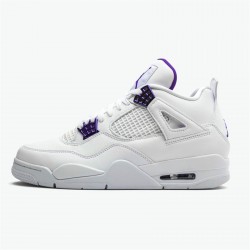 Kixify Nike Air Jordan 4 Retro Metallic Purple White/Metallic Silver-Court Purple