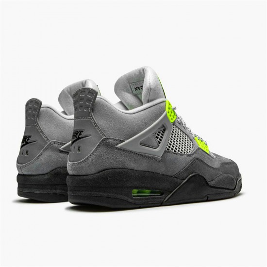 Kixify Nike Air Jordan 4 Retro SE 95 Neon Cool Grey/Volt-Wolf Grey-Anthracite